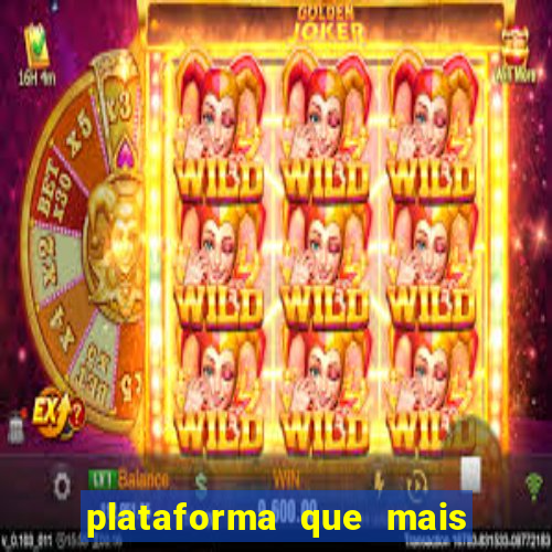 plataforma que mais paga no fortune tiger